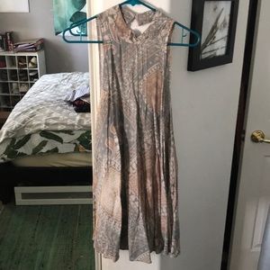 Open back, sleeveless dress